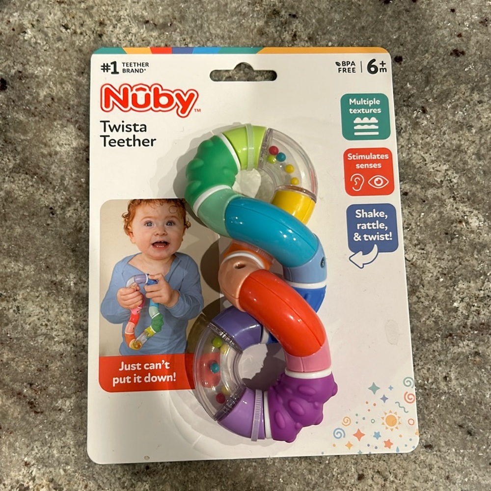 Nuby twista teether toy